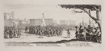 Las Miserias y Desgracias de la Guerra (lámina 2) de Jacques Callot