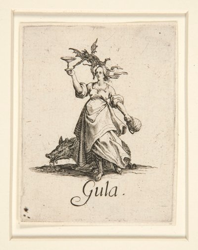 Los Siete Pecados Capitales: La Gourmandise (Glotonería) de Jacques Callot