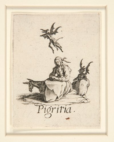 Los siete pecados capitales: la pereza de Jacques Callot