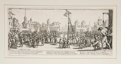 Las grandes miserias de la guerra: nº 10 - L de Jacques Callot