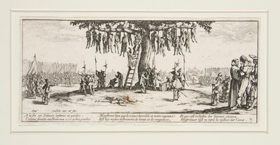 Las grandes miserias de la guerra: N. 11 - El ahorcamiento de Jacques Callot
