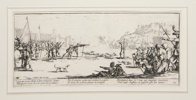 Las grandes miserias de la guerra: N. 12 - L de Jacques Callot