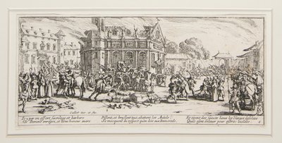 Las Grandes Miserias de la Guerra: No. 6 -Devastación de de Jacques Callot