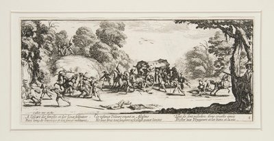 Las grandes miserias de la guerra: nº 8 - L de Jacques Callot