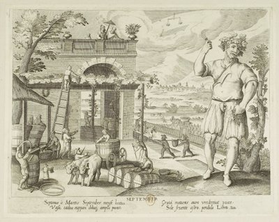 Meses. 9, septiembre de Jacques Callot