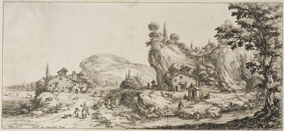 Cargando mercancía, de Varias escenas diseñadas en Florencia de Jacques Callot