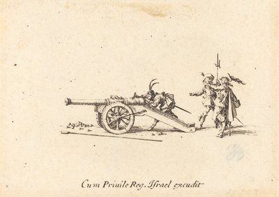 Cargando el cañón de Jacques Callot
