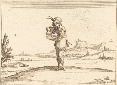 Hombre Lavando una Perla de Jacques Callot