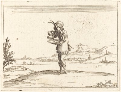 Hombre lavando una perla de Jacques Callot