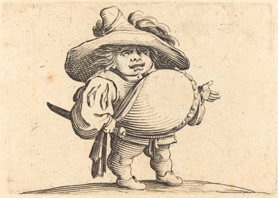 Hombre con Gran Barriga de Jacques Callot