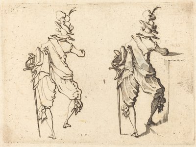 Hombre con espada de Jacques Callot