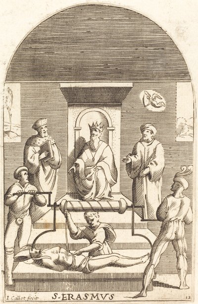 Martirio de San Erasmo de Jacques Callot