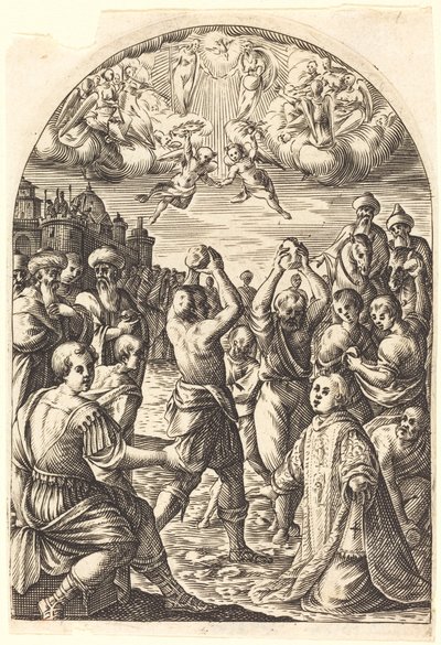 Martirio de San Esteban de Jacques Callot