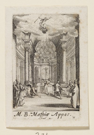 Mateo el Apóstol (Mathiae Appos.) de Jacques Callot