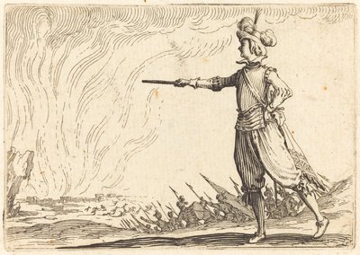 Comandante militar a pie, c. 1622 de Jacques Callot