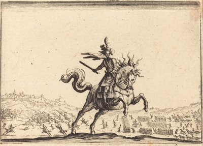 Comandante militar a caballo de Jacques Callot