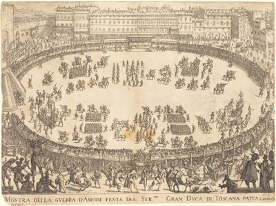 Desfile en el anfiteatro de Jacques Callot