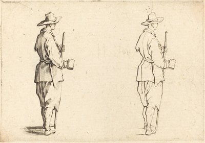 Campesino con una Taza de Jacques Callot