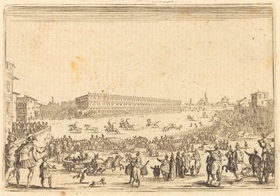 Piazza Presso alla Porta al Prato de Jacques Callot
