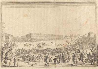 Piazza Presso alla Porta al Prato de Jacques Callot