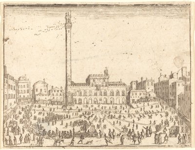 Piazza Publicca, Siena de Jacques Callot