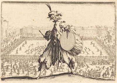Piazza Santa Croce, Florencia de Jacques Callot