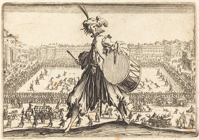 Piazza Santa Croce, Florencia de Jacques Callot