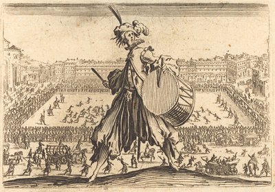 Piazza Santa Croce, Florencia de Jacques Callot