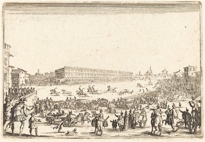Piazza Santa Croce, Florencia de Jacques Callot
