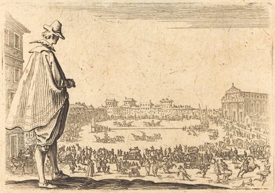 Piazza Santa Maria Novella, Florencia, c. 1622 de Jacques Callot