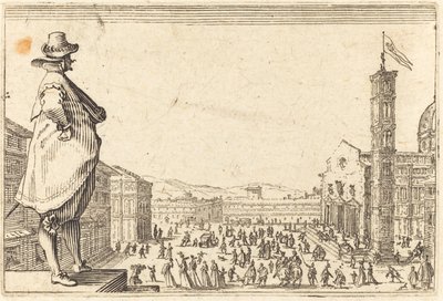 Piazza del Duomo, Florencia de Jacques Callot