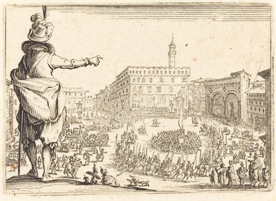 Piazza della Signoria, Florencia de Jacques Callot