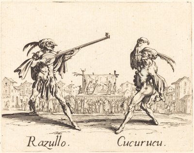 Razullo y Cucurucu de Jacques Callot