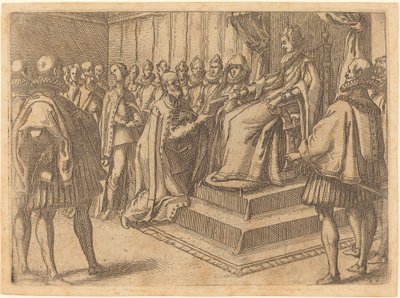 Recepción del enviado de Polonia, 1612 de Jacques Callot