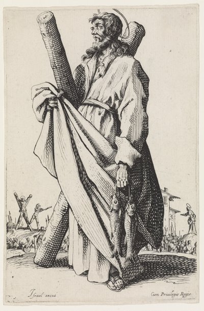 San Andrés de Les Grands Apôtres, 1631 de Jacques Callot