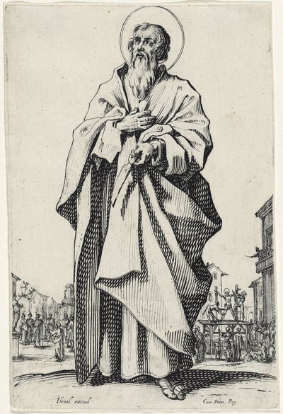 San Bartolomé de Les Grands Apôtres, 1631 de Jacques Callot