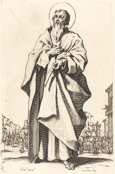 San Bartolomé, publicado en 1631 de Jacques Callot