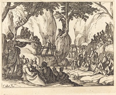 San Juan predicando en el desierto de Jacques Callot