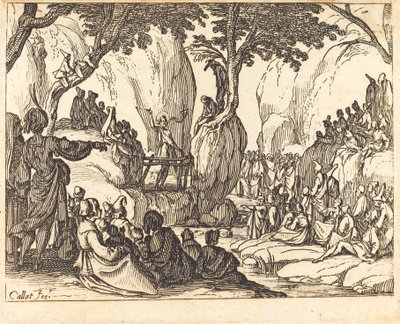 San Juan predicando en el desierto de Jacques Callot