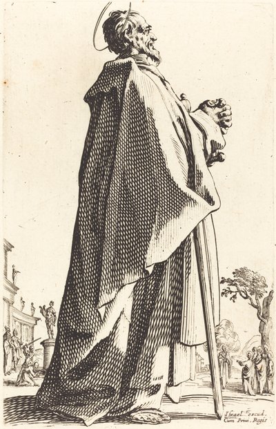San Mateo, publicado en 1631 de Jacques Callot