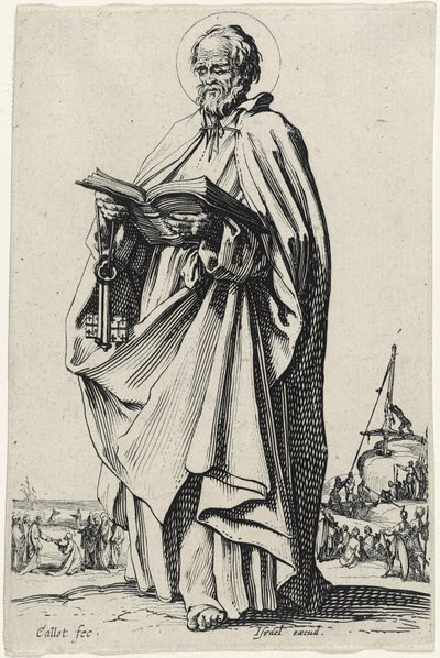 San Pedro de Les Grands Apôtres, 1631 de Jacques Callot