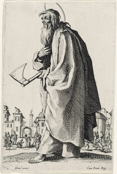 San Tadeo o San Judas de Les Grands Apôtres, 1631 de Jacques Callot