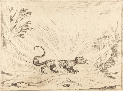 Salamandra Rodeada de Llamas de Jacques Callot