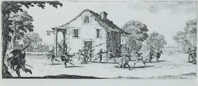 Escena de pillaje, 1633 de Jacques Callot
