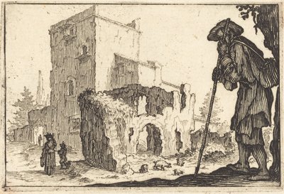 Pastor y Ruinas de Jacques Callot