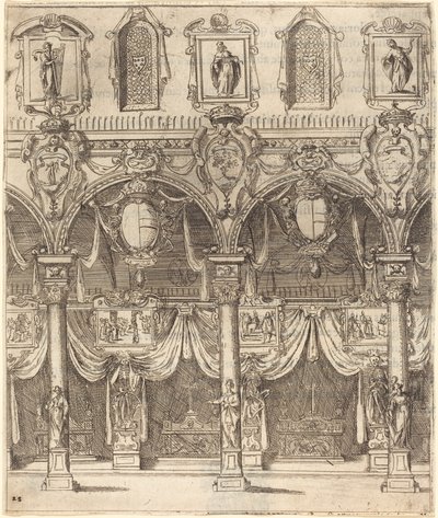 Nave Lateral de San Lorenzo, Florencia de Jacques Callot