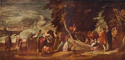San Juan Predicando en el Desierto, c1620-1635, 1924 de Jacques Callot