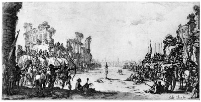 San Sebastián, c. 1605-1630 de Jacques Callot
