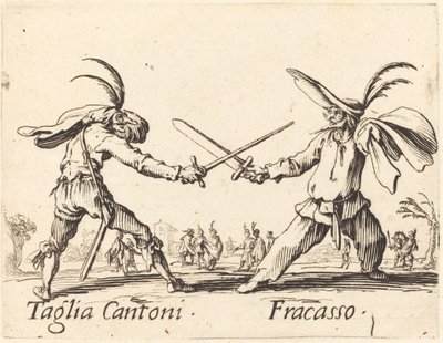 Taglia Cantoni y Fracasso de Jacques Callot