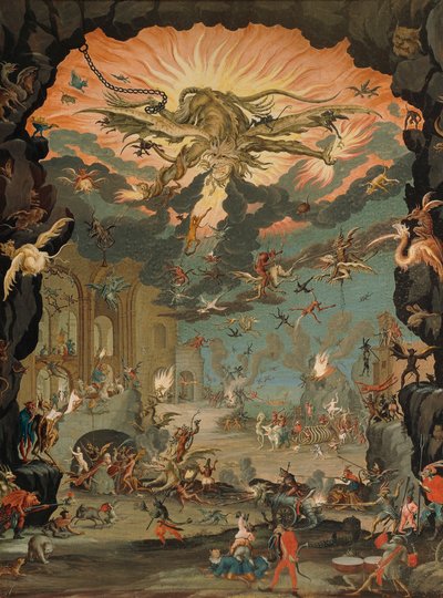 Tentación de San Antonio, de Jacques Callot (1592-1635) de Jacques Callot